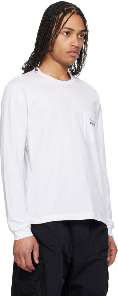 Tričko Comme des Garçons Pocket Long Sleeve T-Shirt Homme Čierna | HO-T102-051, 4