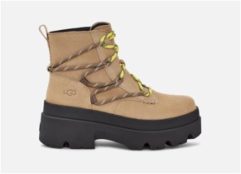 UGG ® Brisbane Lace Up Boot in Brown, Size 7, Leather 1143841-MDSD