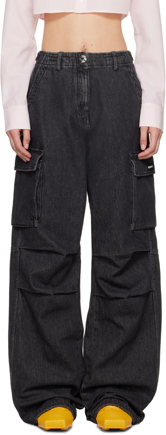 Cargo nohavice Coperni Coperni Faded Denim Cargo Pants Čierna | COPP40852, 0