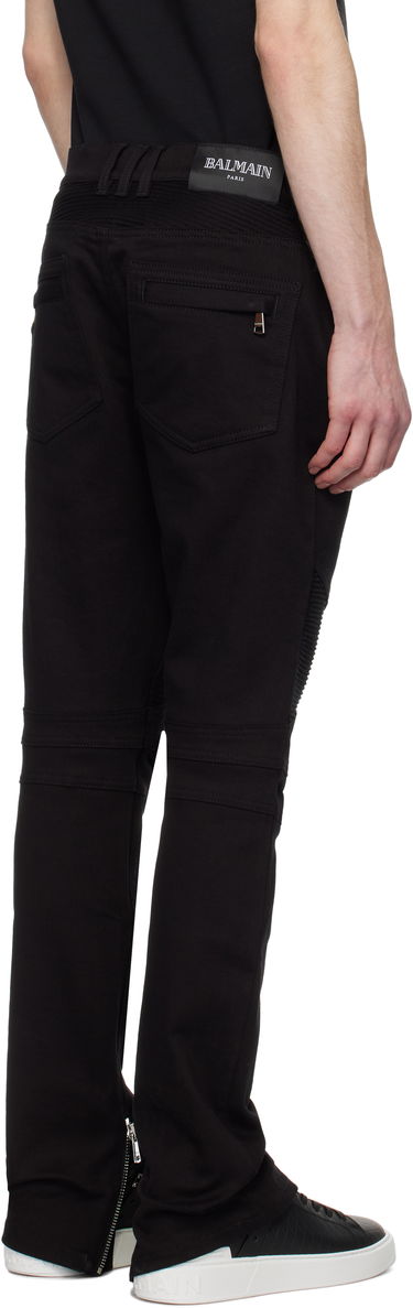 Džínsy Balmain Balmain Slim-Fit Biker Jeans Čierna | EH1MG115DF63, 2