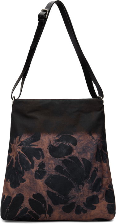 Taška cez rameno Dries Van Noten Dries Van Noten Floral-Print Canvas Shoulder Bag Hnedá | 251-021508-798, 0
