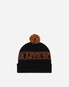 Pom-Pom Beanie with Logo Band
