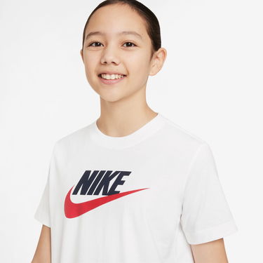 Tričko Nike Sportswear Big Kids T-Shirt Biela | FZ5178-100, 6