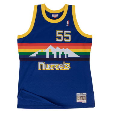 Dres Mitchell & Ness NBA Swingman Jersey Denver Nuggets Dikembe Mutombo Navy | SMJYGS18159-DNUROYA91DMO, 0