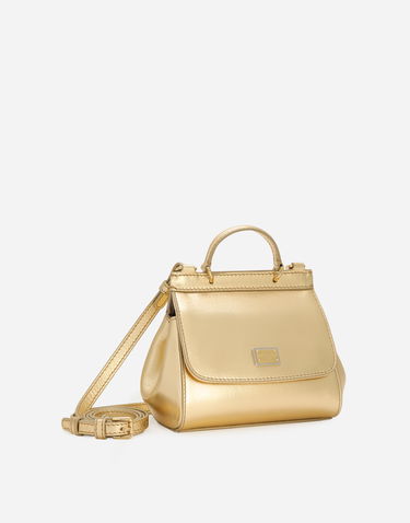 Kabelka Dolce & Gabbana Dolce & Gabbana Mini Sicily Leather Bag Metalická | EB0003AJ13387601, 1