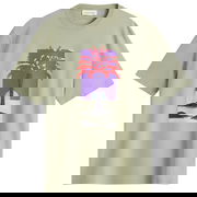 Lanvin Men's Palm Tree Print T-Shirt