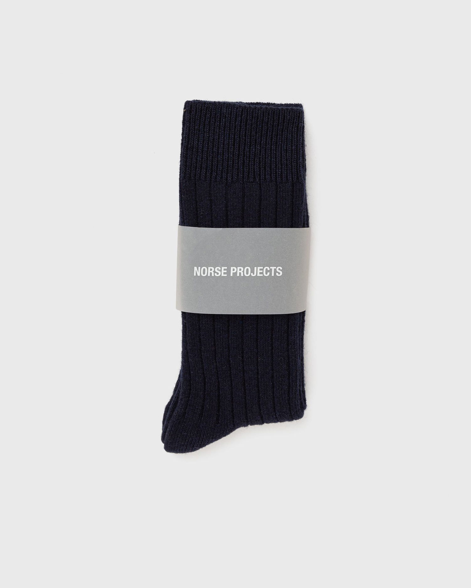 Ponožky NORSE PROJECTS Bjarki Cashmere Blend Rib Socks Navy | N82-0070-DARK_NAVY, 1
