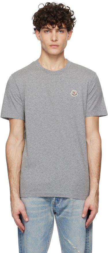 Tričko Moncler Three-Pack Logo Patch T-Shirt Šedá | K10918C00026829H8, 0