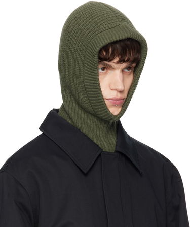 Kulicha LEMAIRE Lemaire Lambswool Hooded Balaclava Zelené | AC1147 LK1026, 1