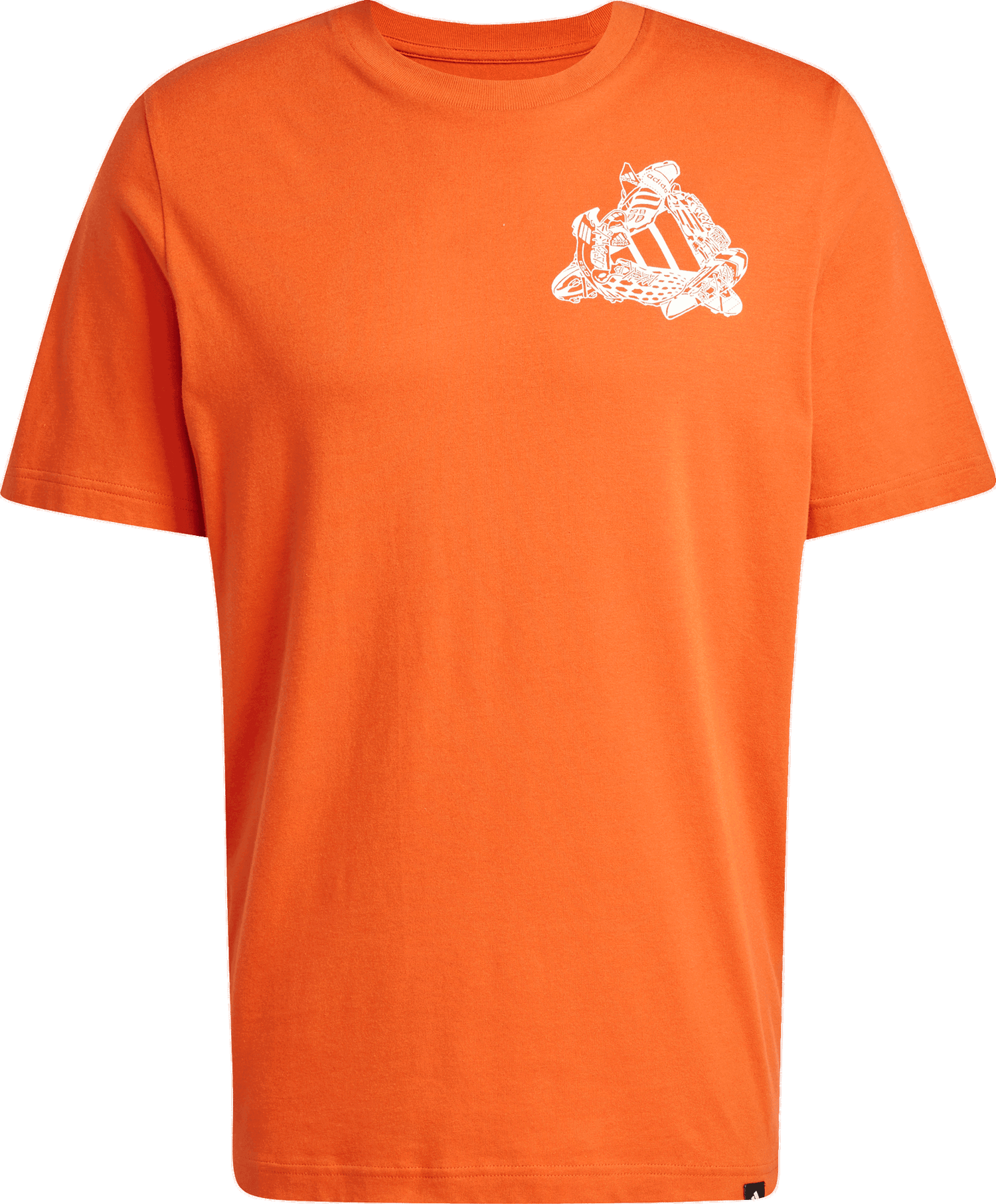 Tričko adidas Performance Football Kicks Graphic Tee Oranžová | JD8212, 1