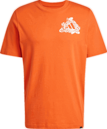 Tričko adidas Performance Football Kicks Graphic Tee Oranžová | JD8212, 1
