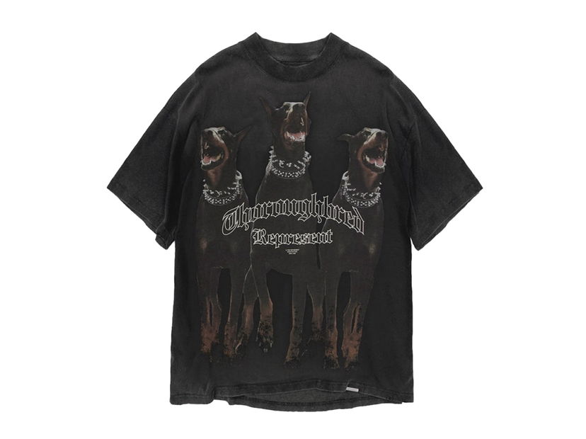 Tričko Represent Clo Represent Thoroughbred T-Shirt Vintage Black Čierna | M05147-20