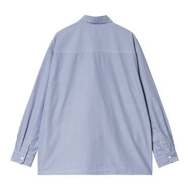 Košeľa Carhartt WIP L/S Asher Shirt Modrá | A241009_01_XX, 1