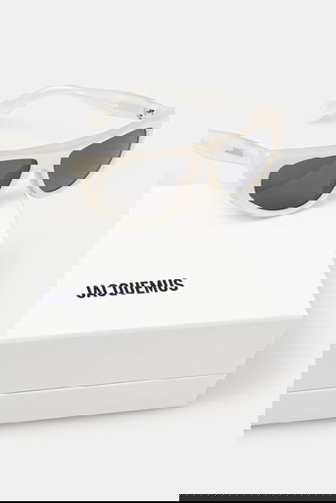 Slnečné okuliare Jacquemus Jacquemus CASCO Sunglasses Biela | JAC108C4SUN, 3