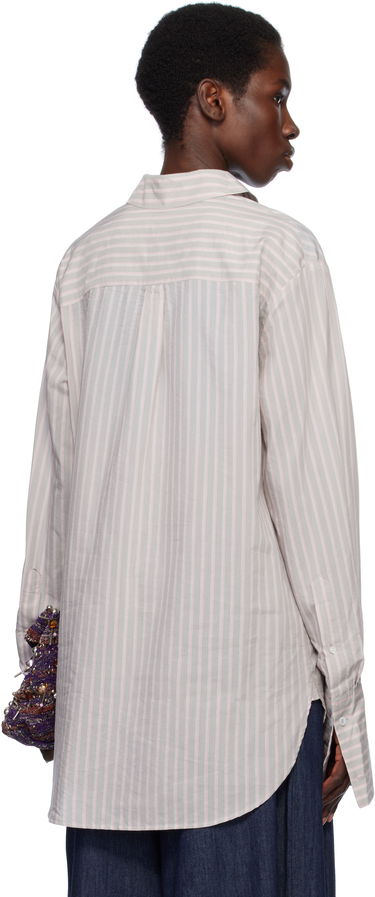 Košeľa Dries Van Noten Dries Van Noten Striped Popover Shirt Šedá | 251-010734-1524, 2