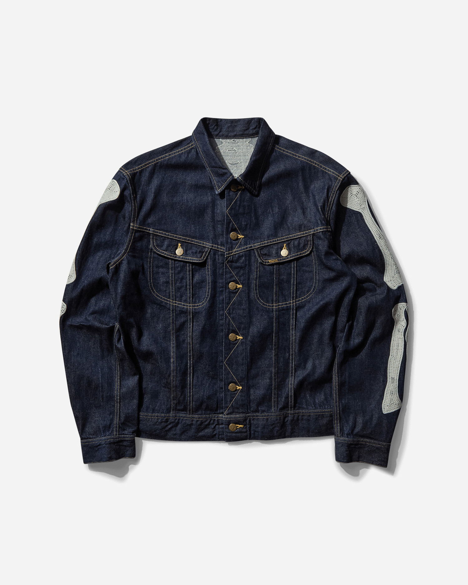 Bunda KAPITAL 11.5oz Denim Tuxedo Westerner Jacket Modrá | EK-1500LJA 1, 0