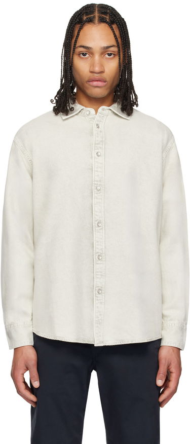 Košeľa rag & bone Rag & Bone Matthew Denim Shirt Béžová | MED24H1438UFCC, 0