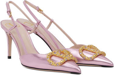 Tenisky a topánky Valentino Valentino Garavani VLogo Signature Slingback Heels Ružová | 6W2S0R01LUY, 3