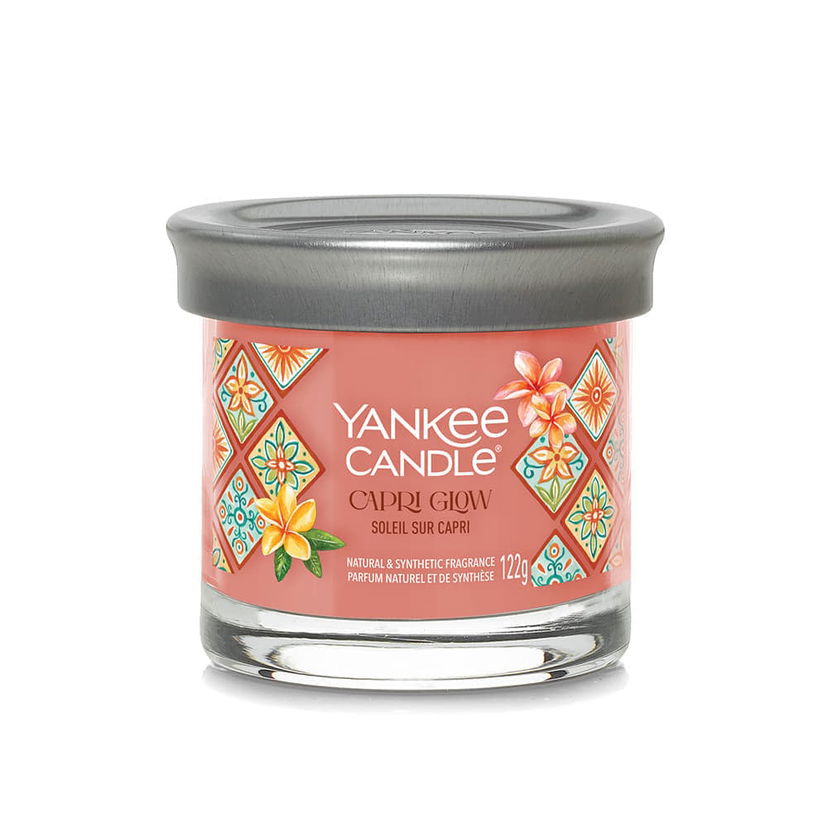 Sviečka Yankee Candle Signature Tumbler Small Capri Glow 122g Ružová | 43126