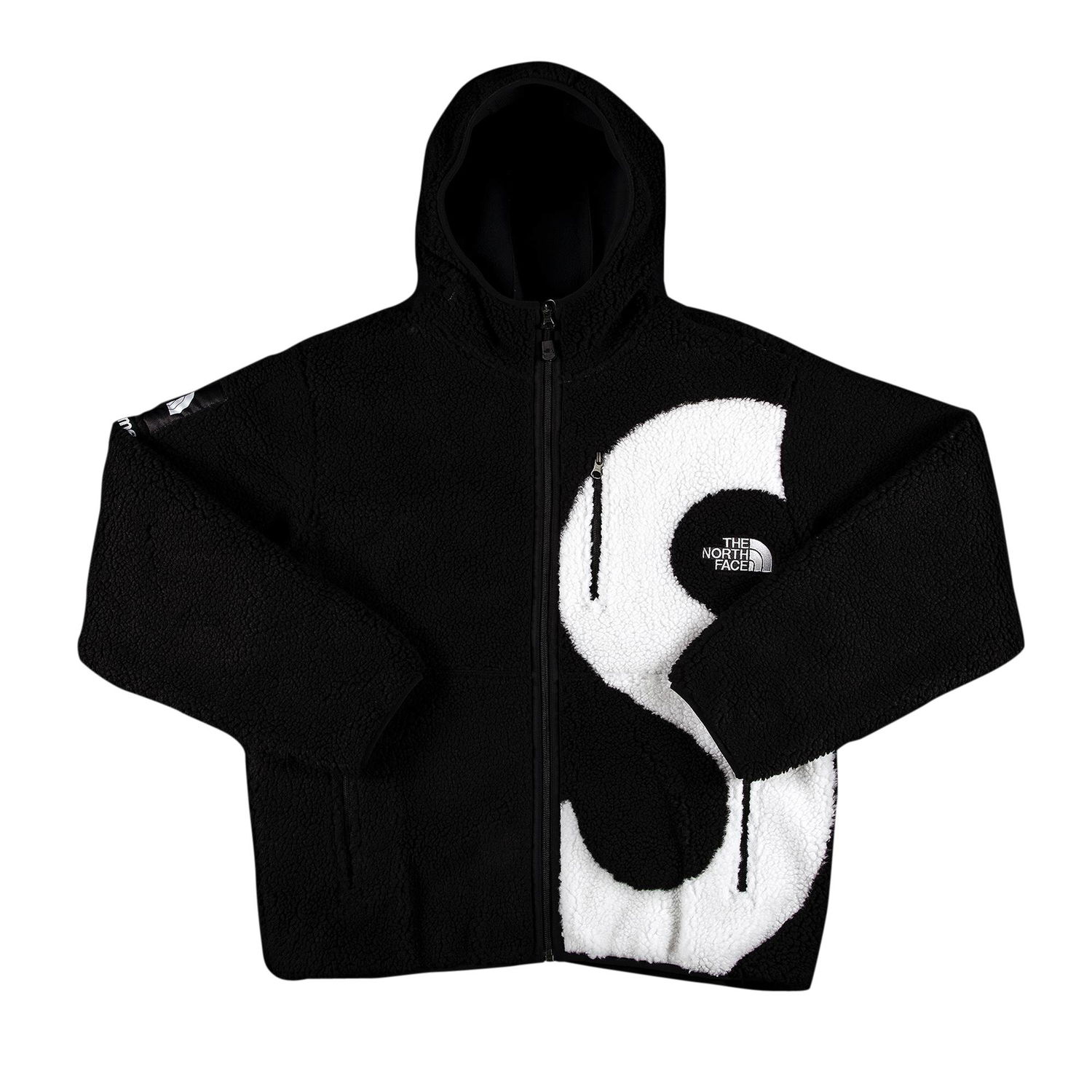 Bunda Supreme The North Face x S Logo Hooded Fleece Jacket Čierna | FW20J24 BLACK, 1