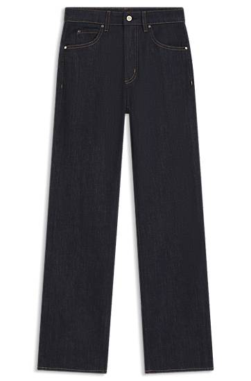 Džínsy BOSS Wide-leg stretch denim jeans Modrá | 50546329