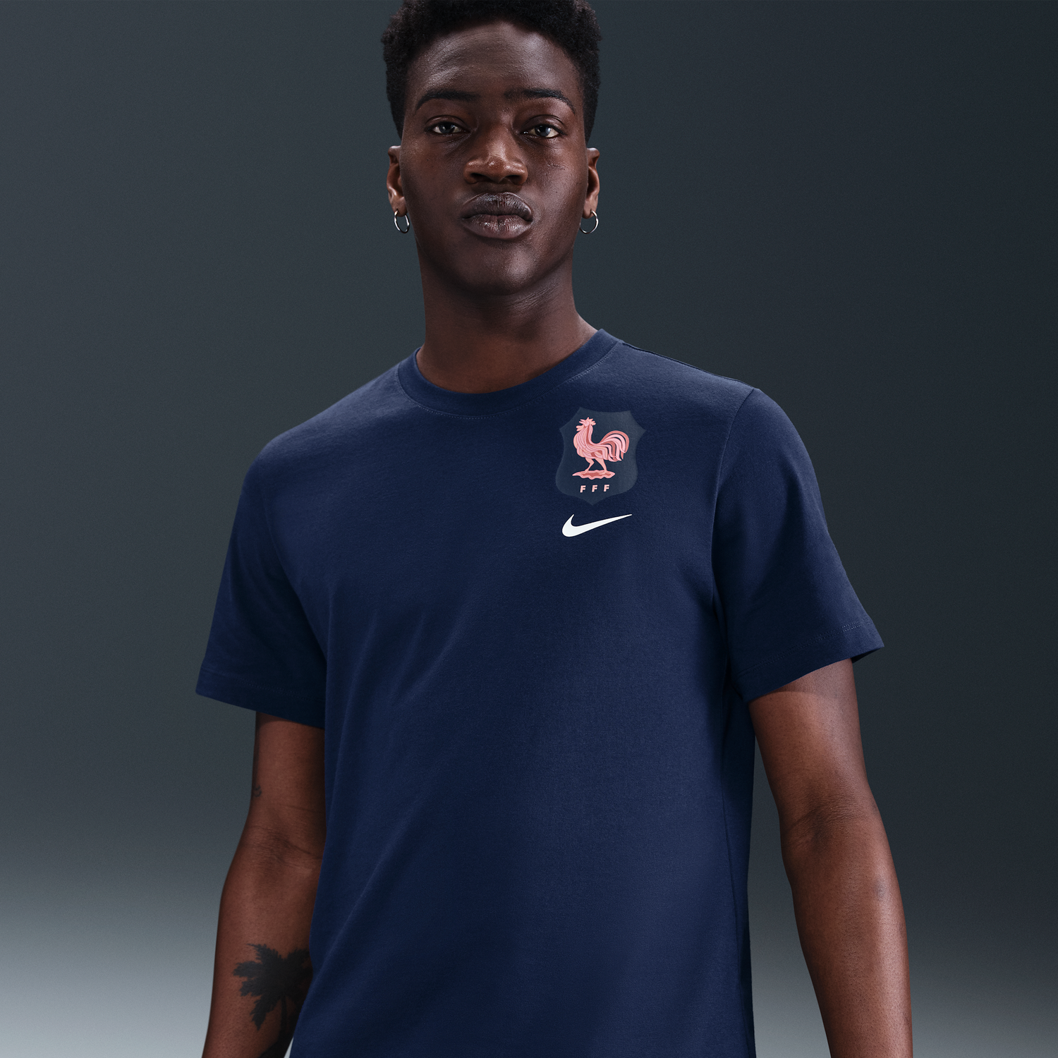 Tričko Nike Nike FFF Men's Soccer T-Shirt Navy | HQ8428-492, 0