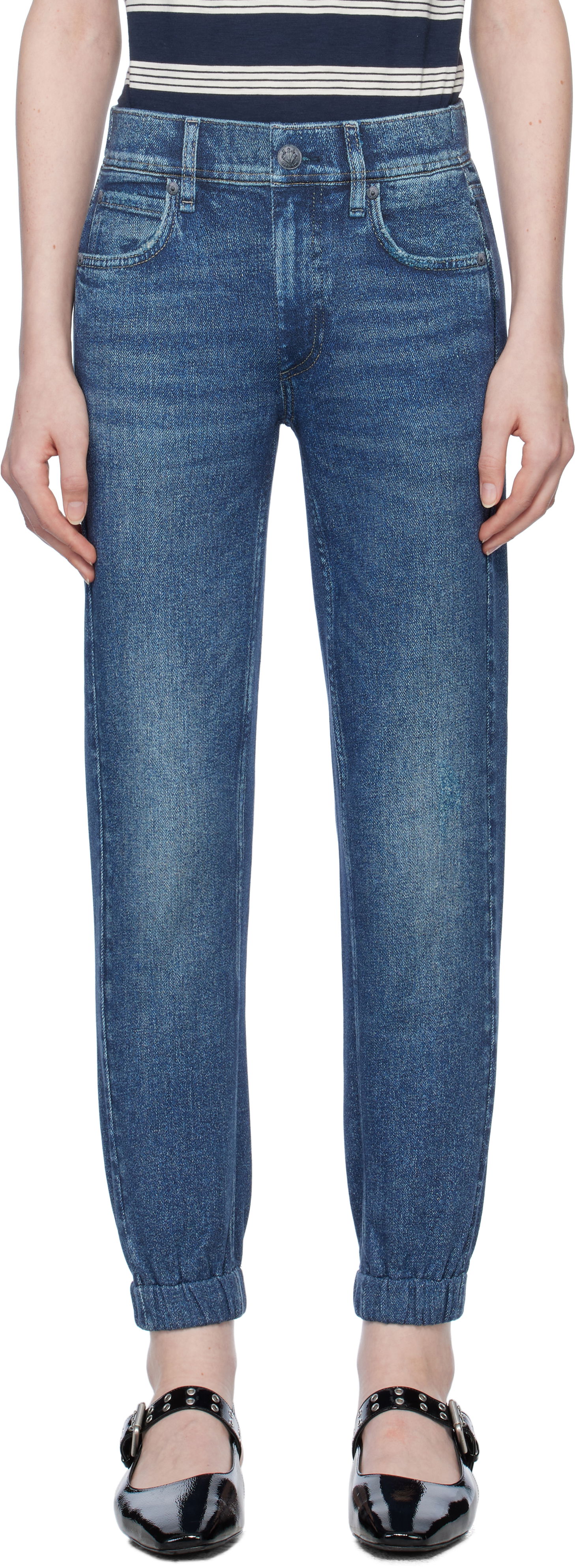 Džínsy rag & bone Miramar Jogger Lounge Pants Modrá | WCW24H70048204, 0
