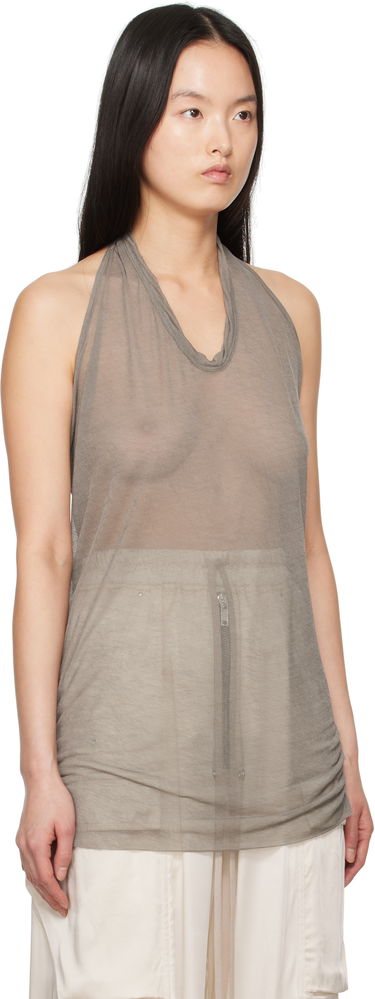 Tielko Rick Owens Rick Owens Hollywood Halter Tank Top Čierna | RP01E7108 JCR, 4
