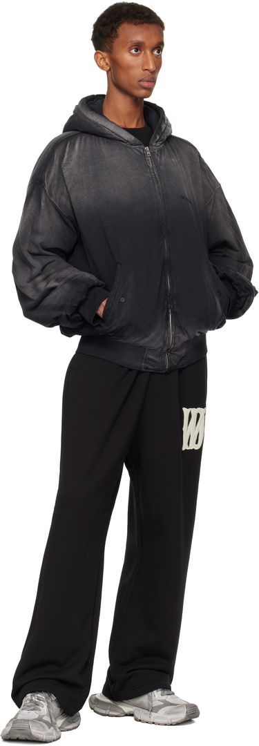 Bomber bunda We11done We11done Bomber Zip-Up Hoodie Čierna | WD-TJ3-24-836-U-BK, 3