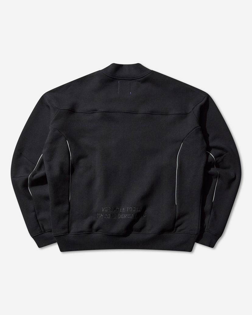 Mikina Asics Novalis Pyroloi Mock Neck Piped Sweatshirt Čierna | 2203A327-001