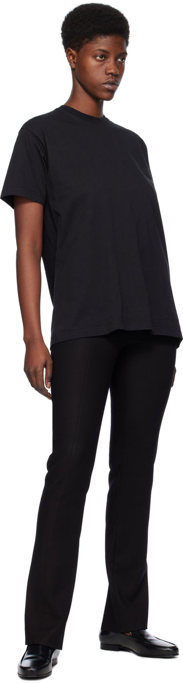 Tričko TOTEME Straight T-Shirt Čierna | 232-5043-786, 3