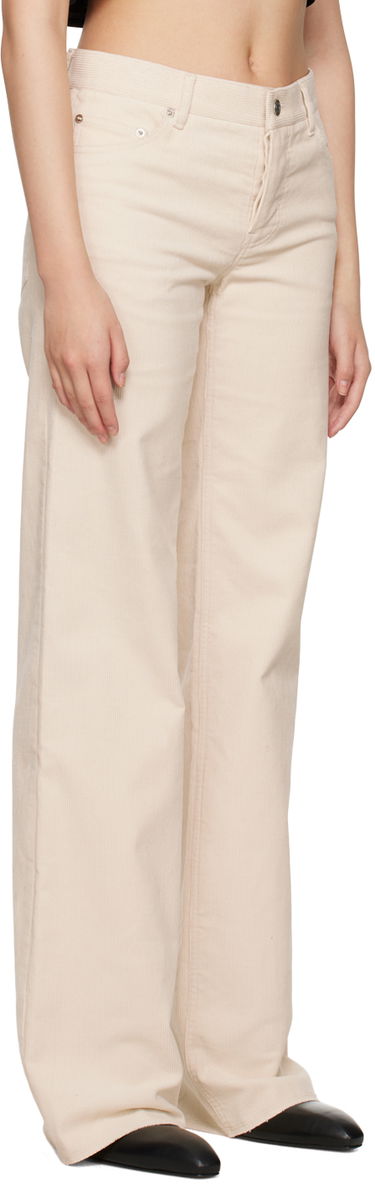 Nohavice We11done We11done Loose-Fit Corduroy Trousers Béžová | WD-PT3-22-287-W-WH, 1