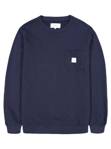 Mikina Makia Square Pocket Sweatshirt Navy | M41073_661