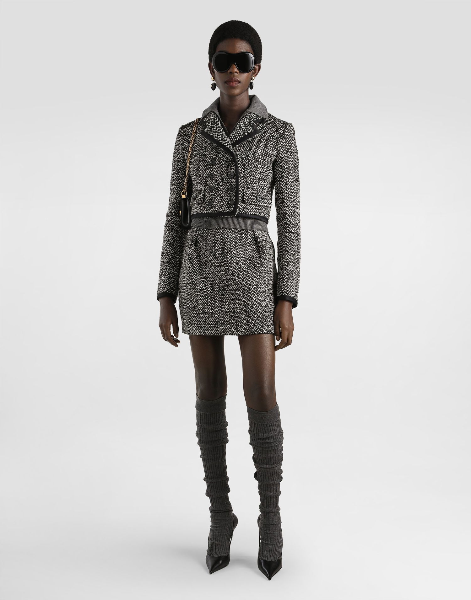 Sukňa Dolce & Gabbana Dolce & Gabbana Double Wool Blend Short Skirt Rôznofarebný | F4C7RTFMZALS8030, 1