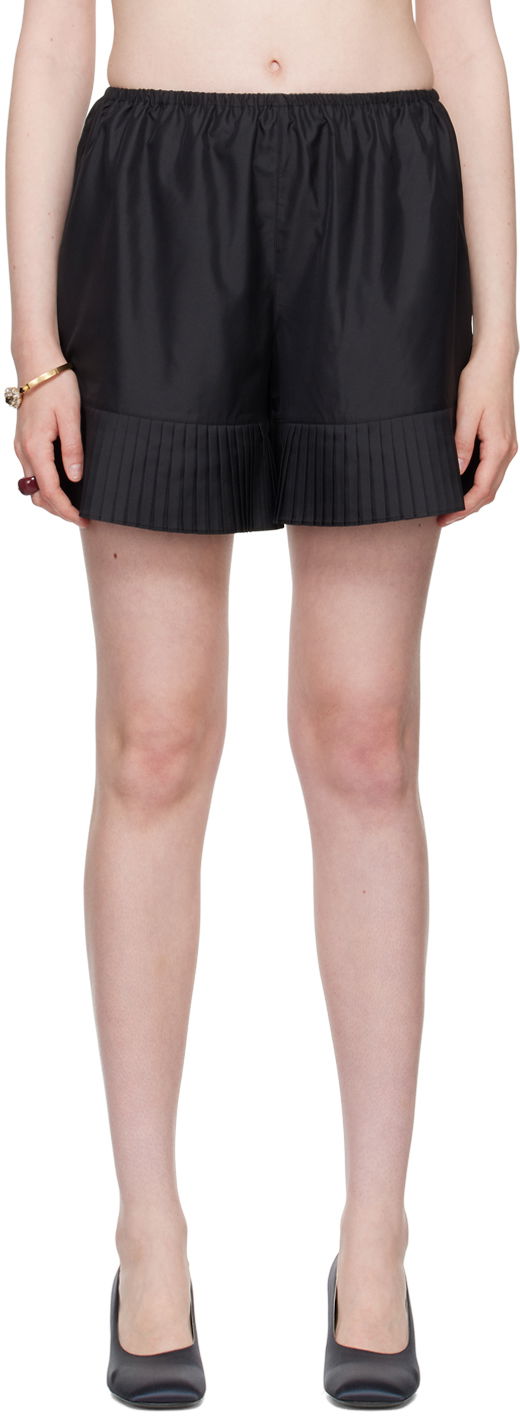 Šortky Bode Bode Brunch Pleated Shorts Čierna | WRS24BT011, 0
