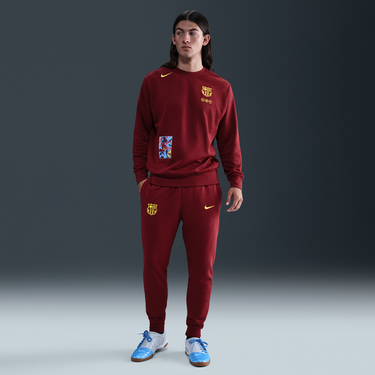 Súprava Nike FC Barcelona Club Fourth Football Joggers Cotton/Polyester Vínová | FZ1260-677, 0