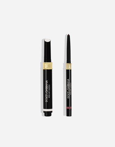 Doplnky Dolce & Gabbana Dolce & Gabbana Lip Kit, Burgundy Liner, and Transparent Pink Gold Duochrome Gloss Rôznofarebný | MKUPLIP0016V0003, 0