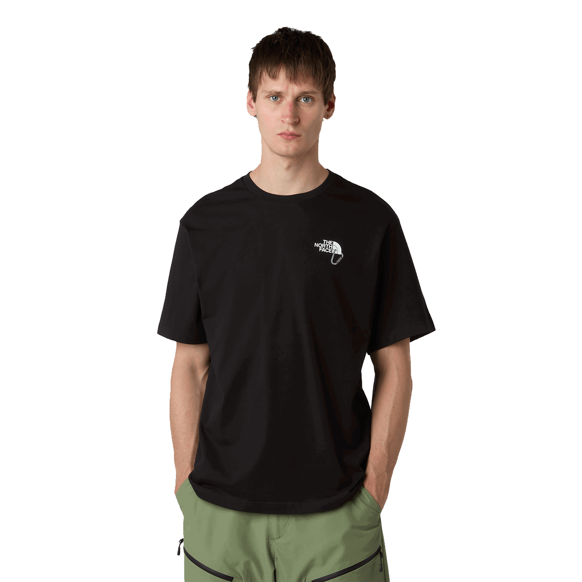 Tričko The North Face The North Face Explore Carabiner Relaxed Short Sleeve T-Shirt Čierna | NF0A8F2HJK31, 0