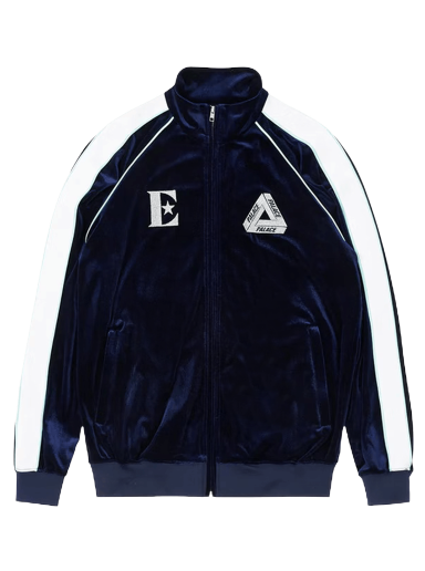Mikina Palace x Elton John Velour Track Top Čierna | P21CS258