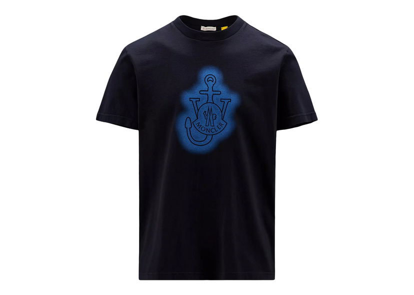 Tričko Moncler JW Anderson x Logo T-Shirt Navy | H209E8C00005829JS778