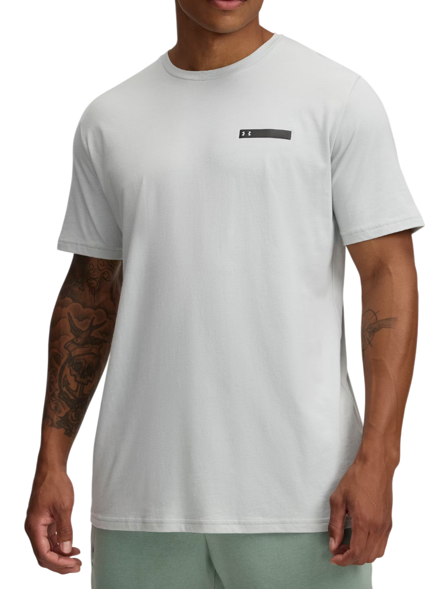 Tričko Under Armour Strip Logo Short Sleeve T-Shirt Zelené | 1390203-377, 0