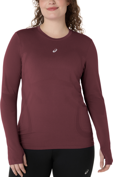 Tričko Asics Asics Road Seamless Long Sleeve Top Vínová | 2012d290-600, 0