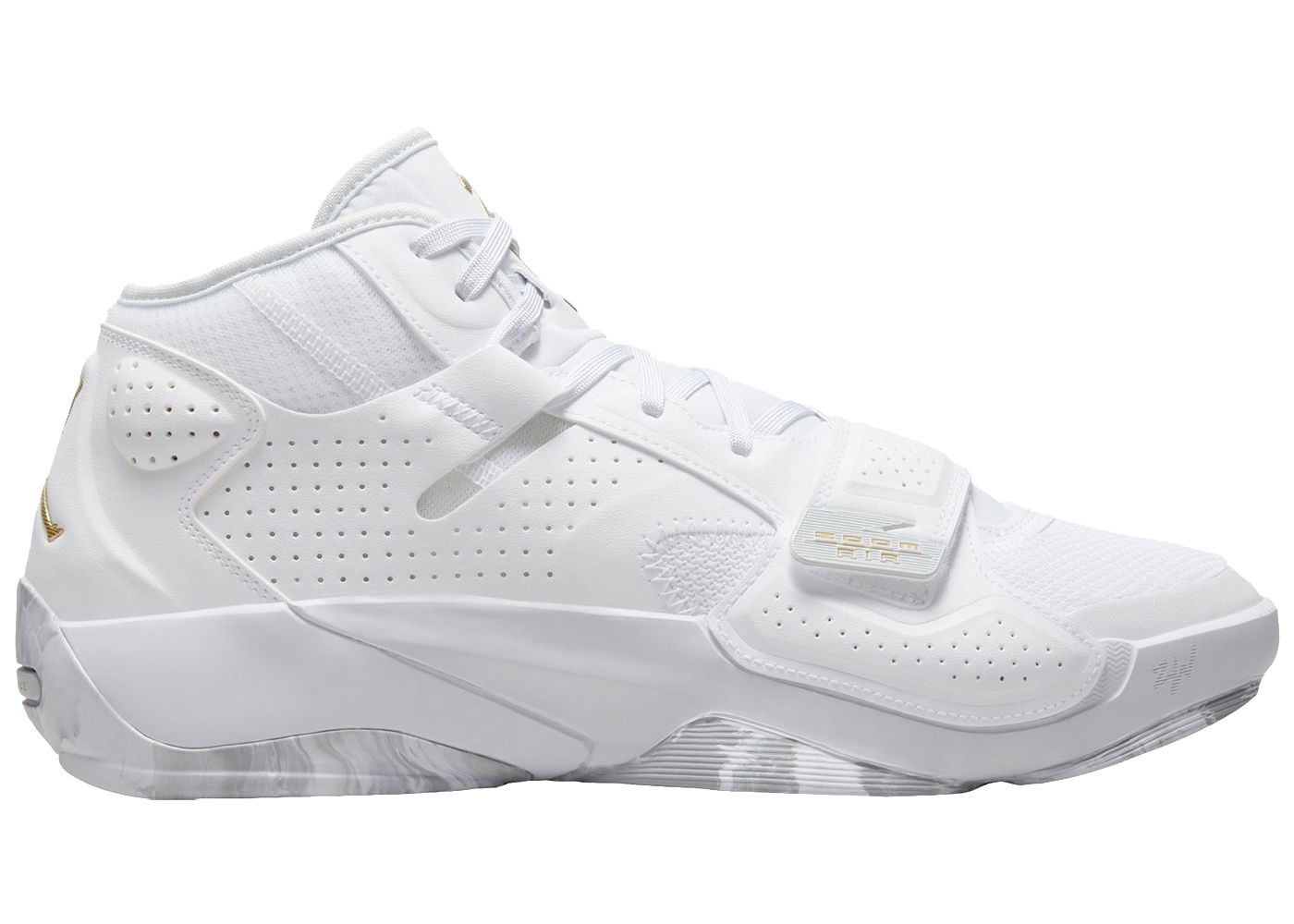 Tenisky a topánky Jordan Jordan Zion 2 White Metallic Gold Biela | DQ7688-170, 0