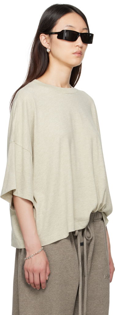 Tričko Fear of God Fear of God ESSENTIALS Boxy T-Shirt Béžová | 125SP255892FW, 1