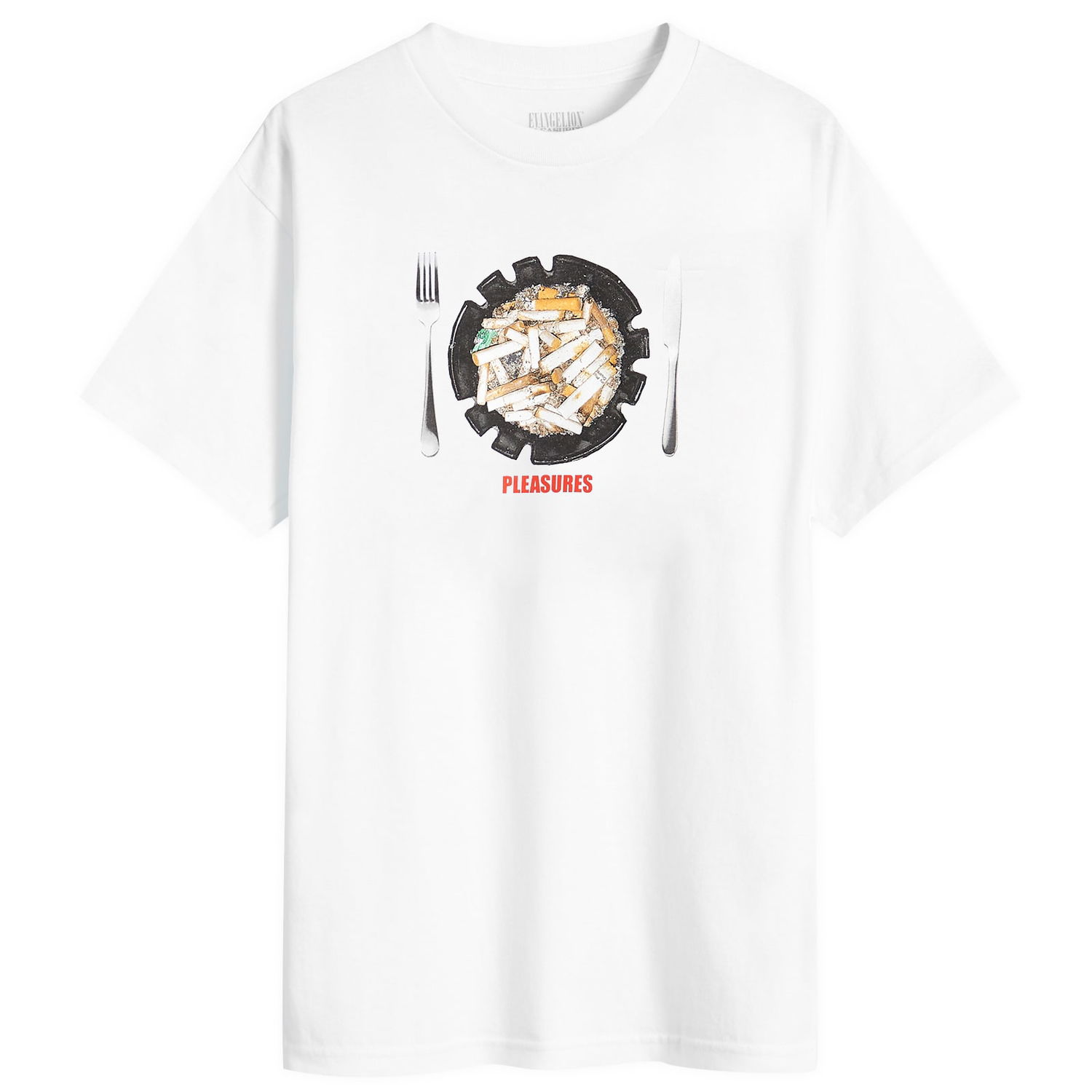 Tričko Pleasures Dinner T-Shirt Biela | P24F078-WHT, 0
