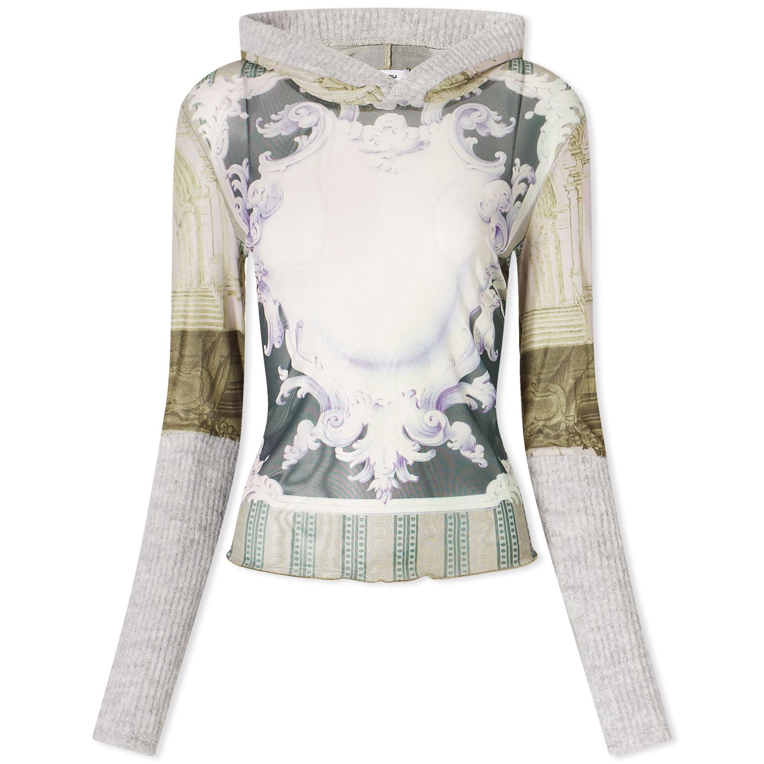 Mikina Miaou Miaou Mari Emblem Print Hoodie Rôznofarebný | 8015PM2EMB, 1