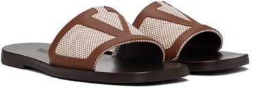 Tenisky a topánky Valentino Valentino Garavani Viva Superstar Slide Sandals Hnedá | 6Y2S0J72JHB, 3