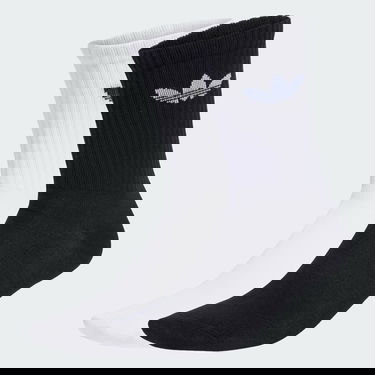 Ponožky adidas Performance Ribbed Crew Socks 2 Pairs Čierna | JX5211, 0