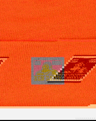 Kulicha Ben Davis Orange Logo Beanie Oranžová | BEN9296 001, 4
