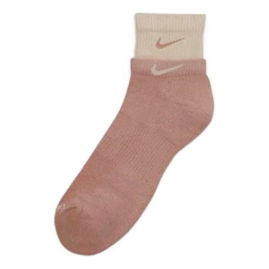 Ponožky Nike Everyday Plus Cushioned Logo Quarter Socks Ružová | DH4058-609, 0